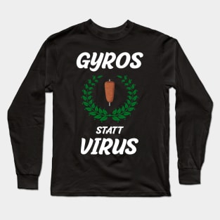 Lustige Sprüche I Klopapierkrise 2020 überlebt Long Sleeve T-Shirt